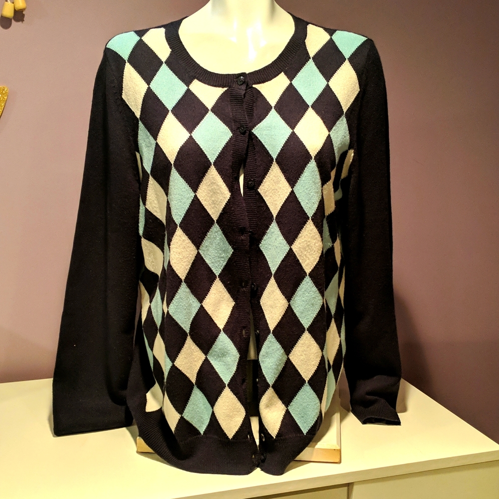 Argyle Cardigan